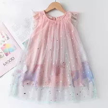 Vestido Shein Niña Unicornio 