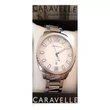 Reloj Caravelle By Bulova Original Blanco Y Azul.