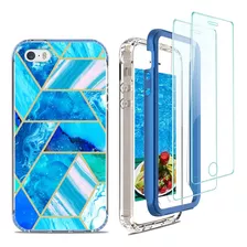 Funda Para iPhone 5 - Marmol Celeste