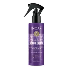 Inoar Spray Fluído Finalizador Leave-in Tratamento Capilar Proteção Térmica Absolut Speed Blond Hidratação Antifrizz Desamarelador Loiro Matizador Brilho E Maciez 200ml Botânico E Vegano