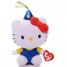 Pelúcia Hello Kitty Aniversario Ty 15cm Original 