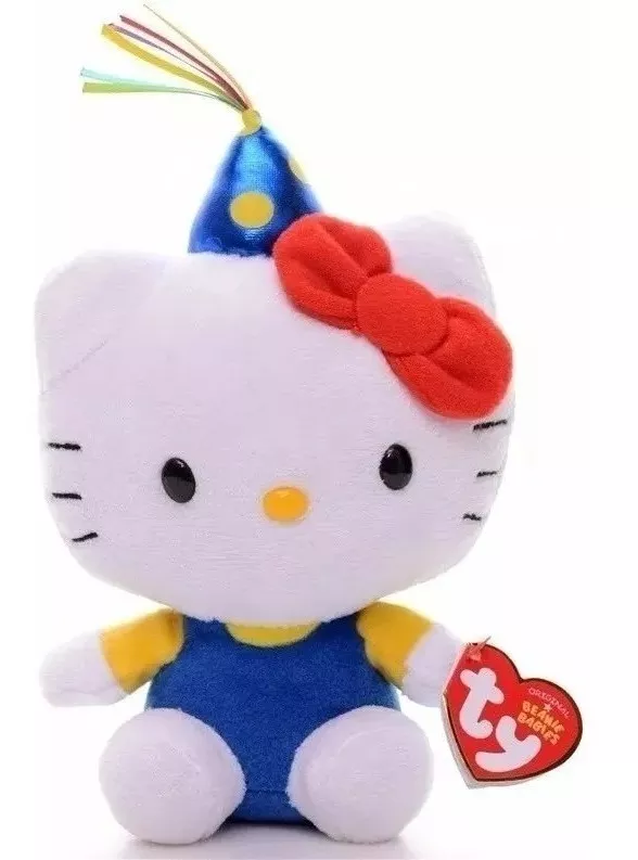 Pelúcia Hello Kitty Aniversario Ty 15cm Original 