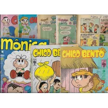 Lote 10 Gibis: Chico Bento Nº 15-31-49-80 - Mônica Nº 150-187-238 - Magali Nº 60-395 E Cascão Nº 71 ( Ed. Abril / Panini Globo -1983-1985-1999-2006-2011 )