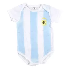 Body Bebe Argentina Mundial Camiseta Seleccion Messi Algodón