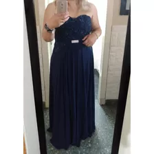 Vestido Azul Gasa, Fiesta, Super Elegante !!!