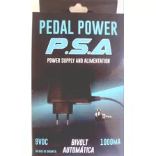 Fonte Para Pedal P.s.a 9v Dc Power 1000ma Bivolt Automática