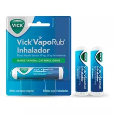 Inhaladores Vick Vaporub Para La Nariz Tapada 197 Mg C/u X3