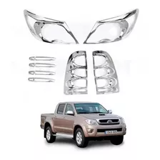 Kit Decorativo Exterior Cromo Hilux Kun 2009 2010 2011