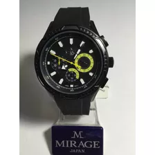Reloj Mirage Cronógrafo Quartz Metálico De Acero Inoxidable!