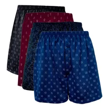 4 Bermudas Samba Canção Short Longo Dormir Promoção Revenda