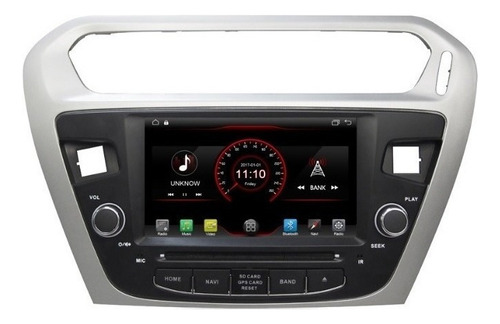 Peugeot 301 2012-2018 Android 9.0 Dvd Gps Touch Radio Usb Sd Foto 5