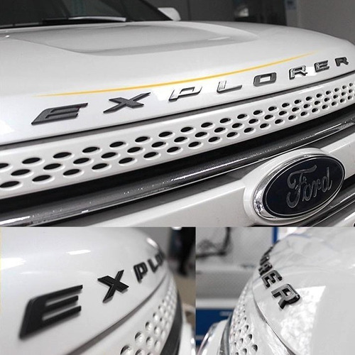 Emblema Ford Explorer Logo Frontal Capot 3d Foto 6