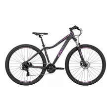 Bicicleta Aro 29 Oggi Float 5.0 Hds 24v 2022 Feminina Cor Preto/rosa Tamanho Do Quadro 17