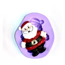 F909 Molde De Silicone Papai Noel Natal Confeitaria Biscuit