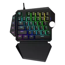 S Erounder Teclado Mecánico Para Juegos Con Una Sola Mano,.