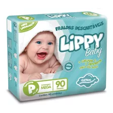 Fralda Infantil Lippy Baby P/m/g/eg/xxg Direto Da Fábrica