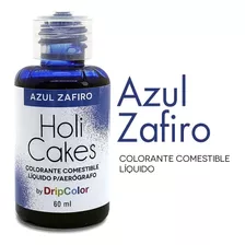 Colorante Liquido Comestible 60ml Azul Zafiro Aerografo