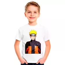 Camiseta Infantil Desenho Naruto Anime 12