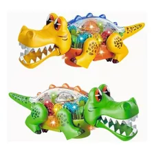 Crocodilo Bate E Volta Brinquedo Com Som E Luzes Dmt6508