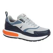 Tenis Nautica Caballero Moda Urbano Casual Agujeta 1093126