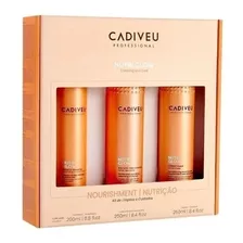 Cadiveu Nutri Glow Home Care Kit Limpeza E Cuidado 3 Produto