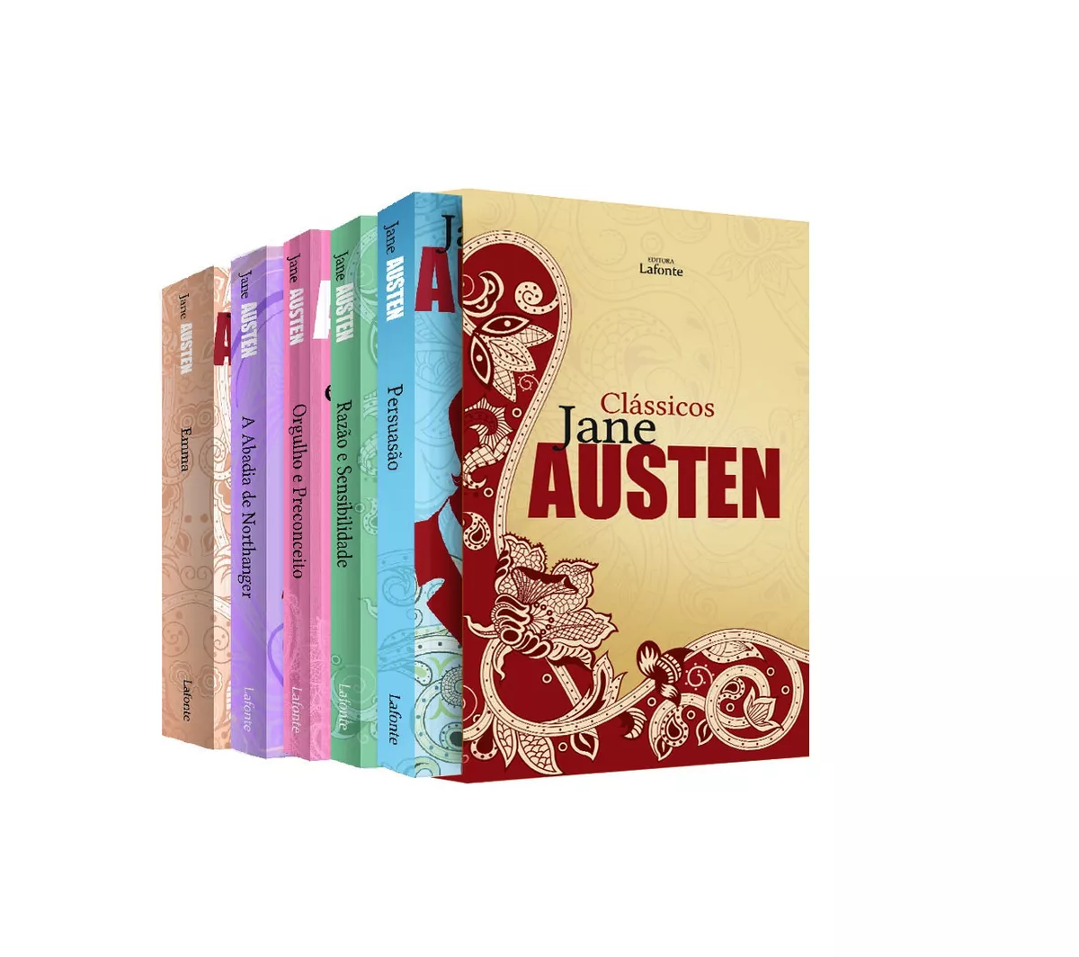 Box Clássicos Jane Austen - Caixa 05 Volumes, De Austen, Jane. Série Coleção Jane Austen Editora Lafonte Ltda, Capa Dura Em Português, 2018