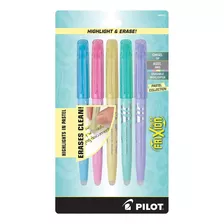 5 Marcador Borrable Pilot Frixion Light Pastel Punta Cincel