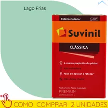 Tinta Suvinil Parede Fosca Tons Suave Do Verde Lata +16 L