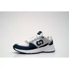 Zapatilla Urbana Lifestyle 620 Fuse 01 Blanco Azul John Foos Color Navy Diseño De La Tela Liso Talle 39 Ar