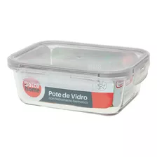 Pote De Vidro Marmita Hermético Mantimentos Cozinha 1 Litro Cor Transparente