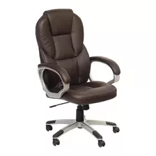 Cadeira Executiva Presidente Luxo & Conforto - Marrom-claro