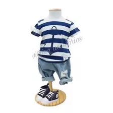 1 Busto Infantil Kids Lojista Loja Vitrine Manequim Feminino 