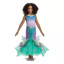 Fantasia Sereia Ariel Luxo Original Disney 8.a 9 Anos