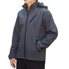 Campera Soft Shell Neoprene Impermeable Interior Micro Polar