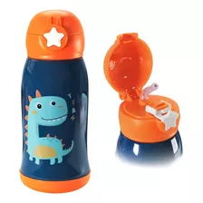 Termo Infantil 500ml Doble Uso Sorbete Tapon Cebador Y Taza