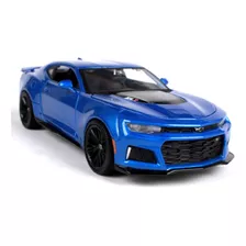 Maisto 2017 Chevrolet Camaro Zl1 Azul 1/24 Fundido A Troquel