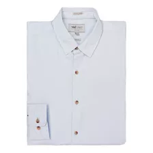 Camisa M/l Trento Algodón Orgánico Para Hombre Rk110021407-2