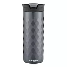 Garrafa Térmica De Aço Inoxidável Kenton Contigo® Snapseal, Cor Cinza Metálico De 590 Ml