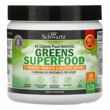 Bioschwartz Greens Superfood, 6.7 Oz (190 G) 30 Servs Sfn