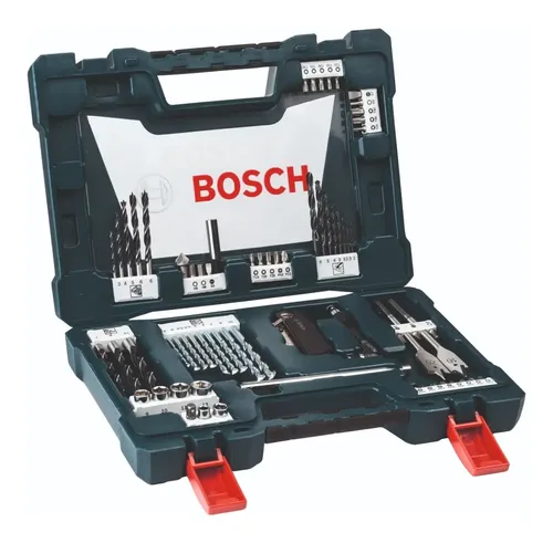 Set Juego Mechas Bosch V-line 68 Pz Puntas Tubos Avellanador