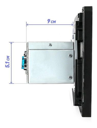 Estreo Del Coche Mirrorlink 1din Radio Del Coche 9 Pulgadas Foto 3