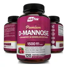 D'manosa Mannose 1200mg Extracto De Arándano+diente De Leon