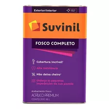 Tinta Suvinil Acrilico Fosco Completo 18l Branco Teto/parede