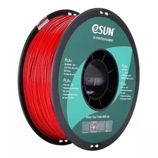 Filamento Esun Pla+ (1.75mm, 1kg) (rojo Fuego) Color Rojo Fuego (fire Engine)