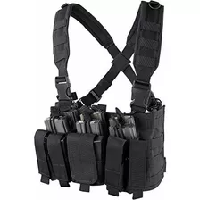 Chaleco Tactico Condor Recon Chest Rig (negro)