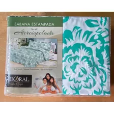 Sabana Estampada Aterciopelada Soft Touch Doral 2 Plazas