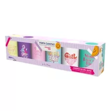 Porta Canetas Girls Kit Sortido - Newpen (6 Unidades)