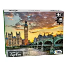 Jogo De Quebra Cabeça 1000 Peças Londres Big Ben