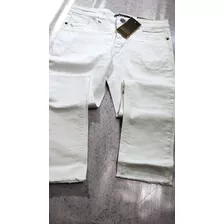 Pantalon De Jean Blanco Para Hombre