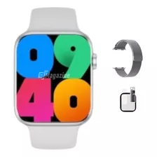 Smartwatch W59 Pro Mini 41mm Series 9 Prata + Brindes